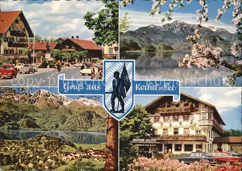 Kochel See Dorfstr Kochelsee Herzogstand Hotel Schmied Kat. Kochel a.See