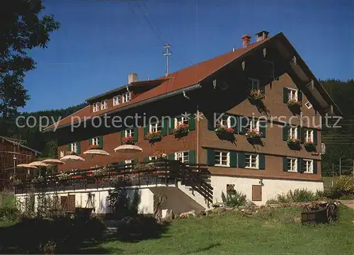 Oberstdorf Gasthaus Rohrmoos Kat. Oberstdorf