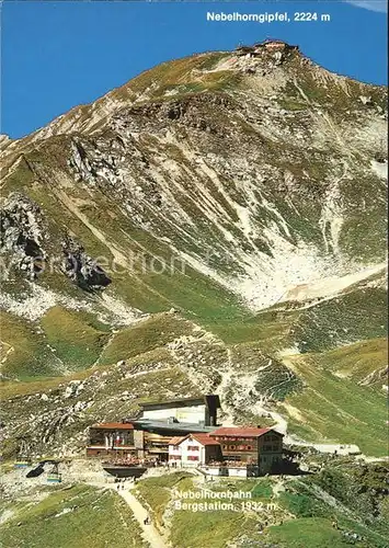 Nebelhornbahn mit Gipfel Kat. Oberstdorf