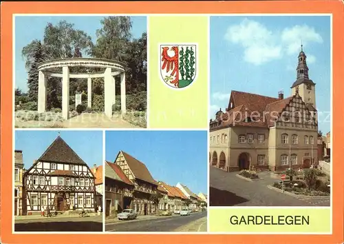 Gardelegen Stadtmauer Sandstrasse Grabmal Otto Reutters Kat. Gardelegen