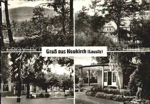 Neukirch Lausitz Hohwald Bethlehemstift Kultupark Georgenbad Kat. Neukirch Lausitz