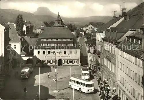 Bad Schandau Marktplatz Erholungsheim Ernst Thaelmann Lilienstein Kat. Bad Schandau