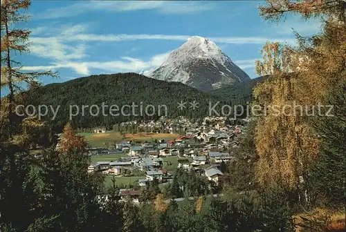 Seefeld Tirol mit Hohe Munde Kat. Seefeld in Tirol