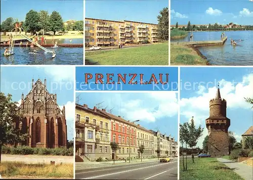 Prenzlau Uckersee Puschkinstrasse Mitteltorturm Kat. Prenzlau