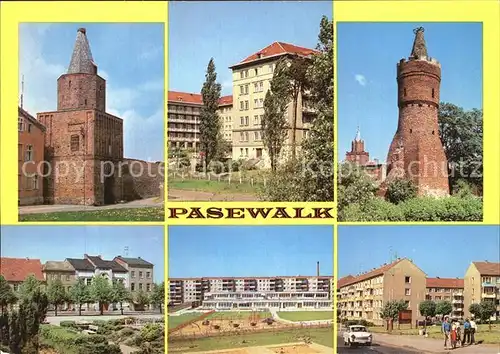 Pasewalk Mecklenburg Vorpommern Muehlentor Mauerturm Kiek in de Mark  Kat. Pasewalk