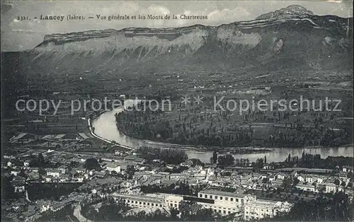 Lancey Vue generale et les Monts de la Chartreuse