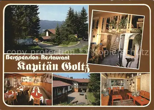 Lohberg Lam Bergpension Restaurant Kapitaen Goltz Kat. Lohberg