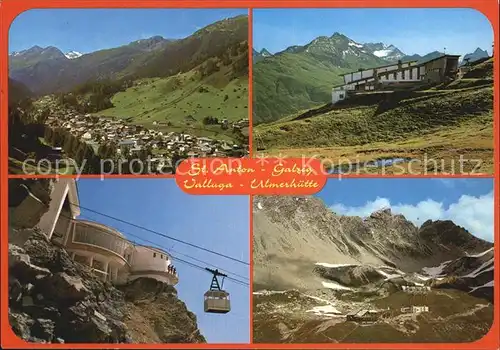 Galzig Valluga Ulmerhuette Seilbahn Kat. St. Anton am Arlberg