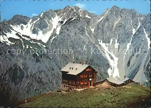 Kaltenberghuette mit Erzbergspitzen Kat. Kloesterle