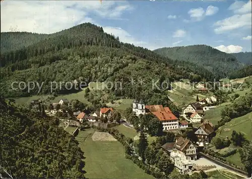 Bad Rippoldsau Schwarzwald Fliegeraufnahme Kloesterle Kat. Bad Rippoldsau Schapbach