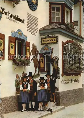 Kufstein Tirol Roemergasse Batzenhaeusl Schicketanz Kat. Kufstein