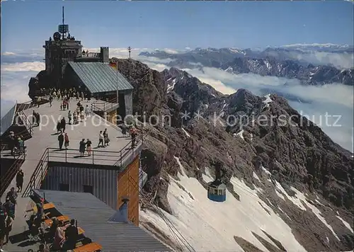 Zugspitze Gipfelstation Zugspitzbahn Kat. Garmisch Partenkirchen