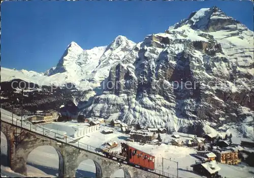 Muerren BE Eiger Moench Jungfrau  Kat. Muerren