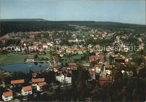 Hahnenklee Bockswiese Harz Panorama Kat. Goslar