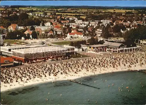 Groemitz Ostseebad Strand Fliegeraufnahme Kat. Groemitz