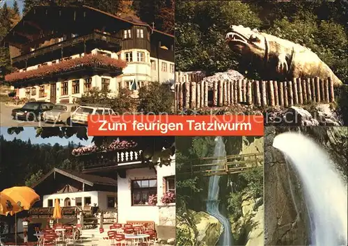 Oberaudorf Althistorischer Gasthof zum feurigen Tatzelwurm Kat. Oberaudorf