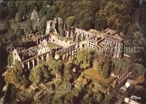 Villers la Ville Haute Saone Ruines de l`Abbaye Fliegeraufnahme Kat. Villers la Ville