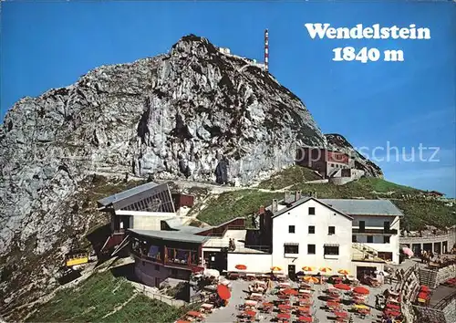 Wendelstein Berg Wendelsteingipfel Bergstation Seilbahn Kat. Bayrischzell