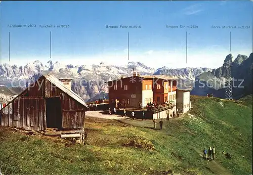 Dolomiten Col Rodella Kat. Italien