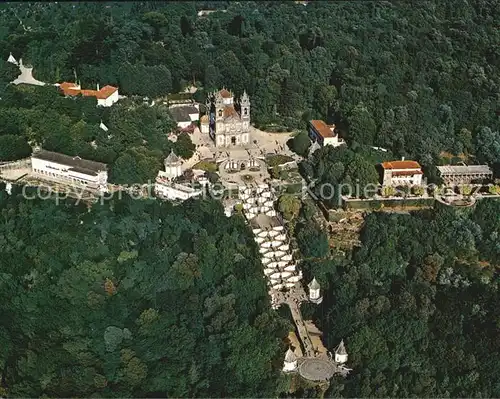 Braga Fliegeraufnahme Santuario do Bom Jesus Kat. Braga