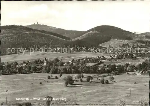 Tabarz Grosser Inselsberg Kat. Tabarz Thueringer Wald