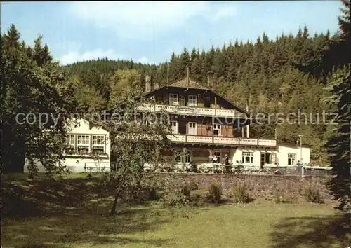 Tabarz Hotel Schweizerhaus Kat. Tabarz Thueringer Wald