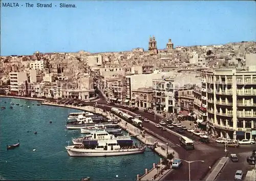 Malta Strand Stadtpanorama Kat. Malta