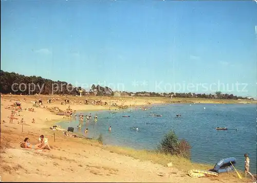 Duebener Heide Bergwitzsee Strand Kat. Dueben