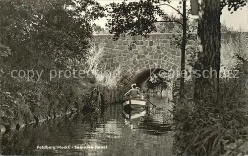 Feldberg Mecklenburg Seerosen Kanal Kat. Feldberger Seenlandschaft