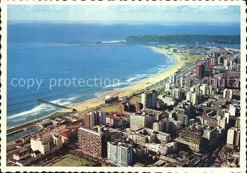 Durban South Africa Fliegeraufnahme North Beach  Kat. Durban