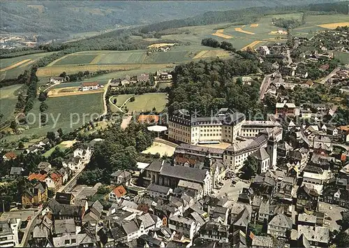 Hachenburg Westerwald Alte neue Markt Fliegeraufnahme Kat. Hachenburg