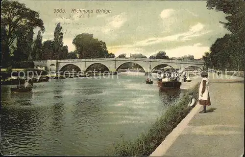 London Richmond Bridge Thames Kat. City of London