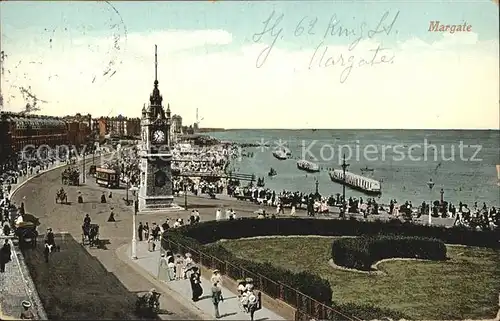 Margate UK Panorama Clock Tower Beach