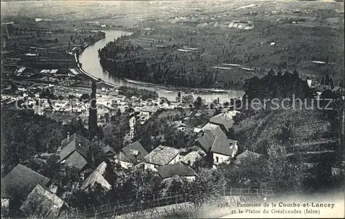 La Combe de Lancey Panorama et la Plaine du Gresivaudan Kat. La Combe de Lancey