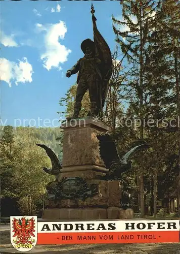 Hofer Andreas Denkmal Bergisel Innsbruck Tirol Kat. Suedtirol