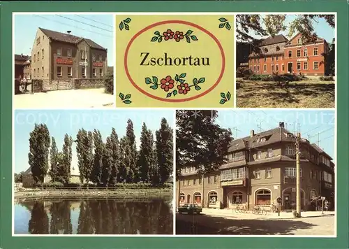 Zschortau Dorfteich Weiterbildungszentrum Kat. Rackwitz