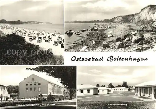 Boltenhagen Ostseebad FDGB Erholungsheim Fritz Reuter Urlaubersiedlung Kueste Kat. Ostseebad Boltenhagen