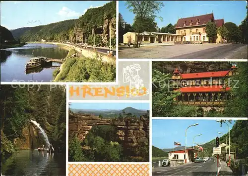 Hrensko Hotel Grenze Prebisch Tor Kat. Herrnskretschen