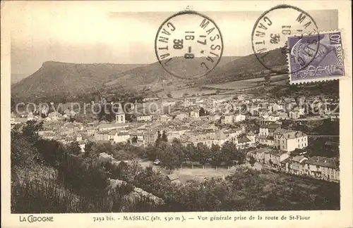 Massiac Vue generale prise de la route de Saint Flour Kat. Massiac