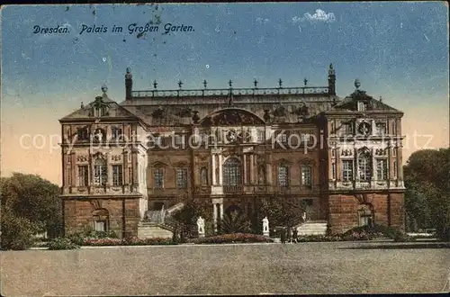 Dresden Palais im Grossen Garten Kat. Dresden Elbe