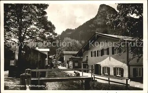 Oberammergau Muehlbachpartie Kat. Oberammergau