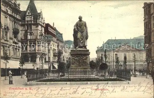 Frankfurt Main Goetheplatz Kat. Frankfurt am Main