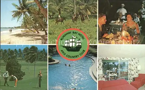 Jamaica Jamaica Runaway Bay Hotel Strand Golfplat Pool Dinner Chambres Kat. Jamaika