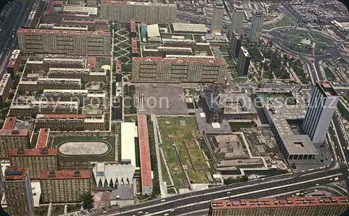 Tlatelolco Air view of the historic Plaza of the 3 Cultures  Kat. Mexico City