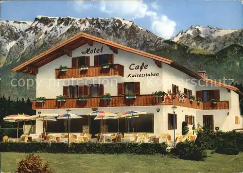 Oberaudorf Cafe Kaiserstuben  Kat. Oberaudorf