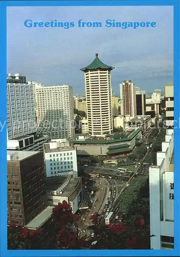 Singapore Orchard Road First class hotels Towering office blocks Kat. Singapore