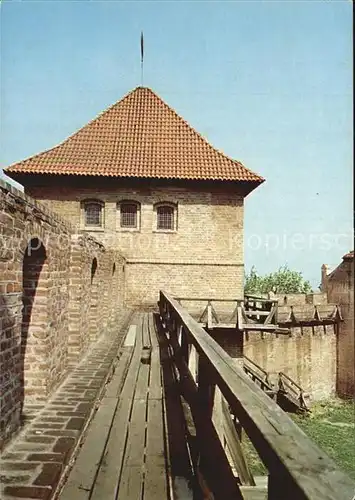 Frombork Fragment gotyckich murow obronnych Wieza Kopernika Kat. Frauenburg Ostpreussen