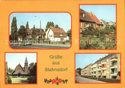 Stahnsdorf Heinrich Zille Strasse Siedlungshaeuser Kat. Stahnsdorf