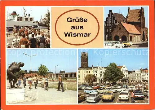 Wismar Mecklenburg Wassertor Schwimmbad Markt