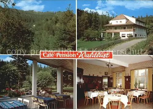 Bad Berneck Cafe Waldlust  Kat. Bad Berneck Fichtelgebirge